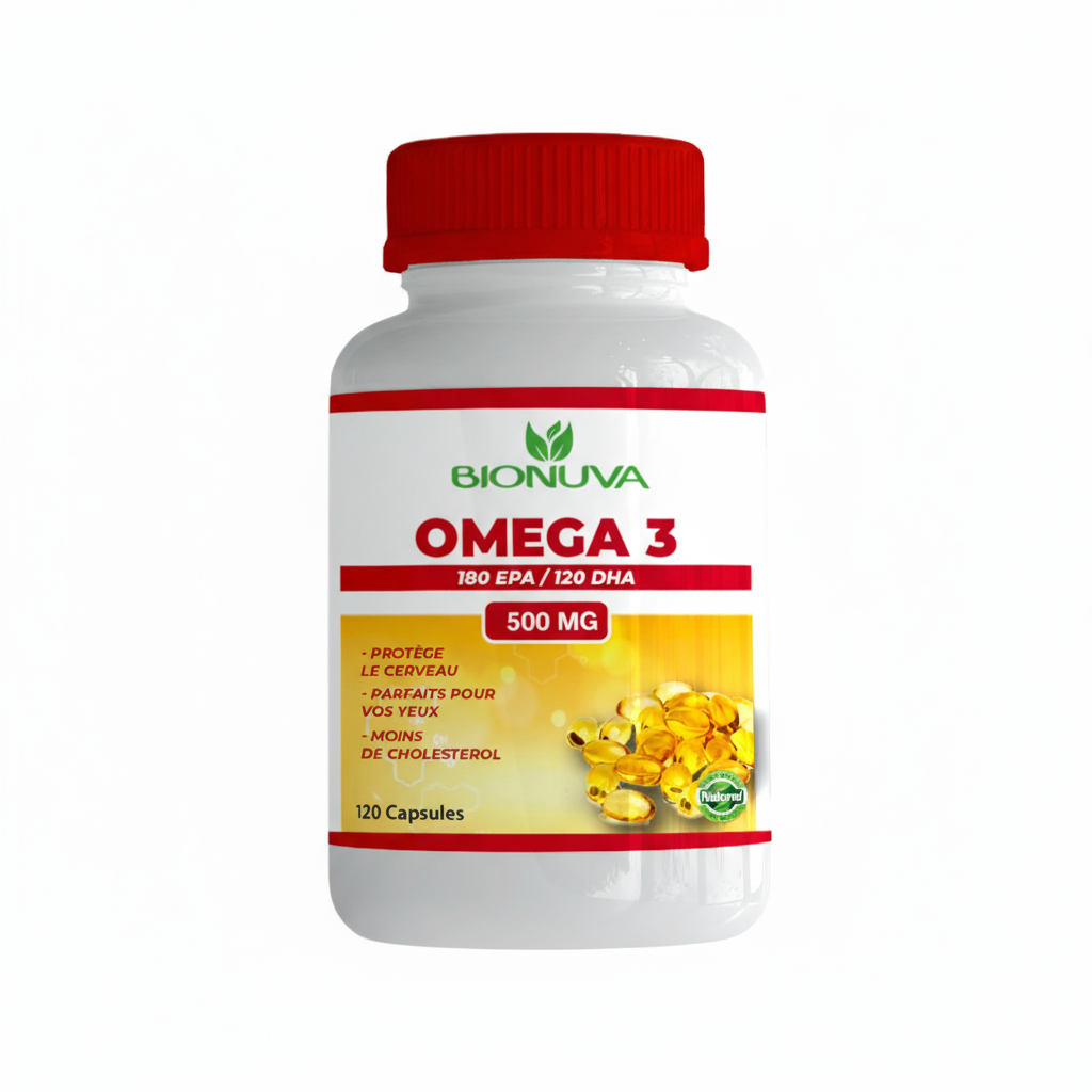 BIONUVA OMEGA 3 - 120 Capsules