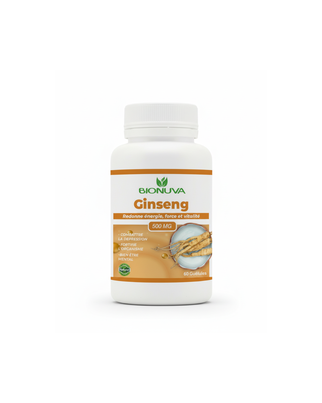 BIONUVA GINSENG 60 GÉLULES