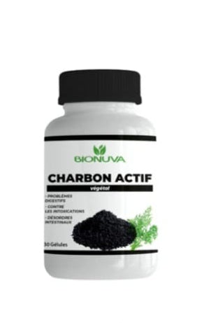 BIONUVA CHARBON ACTIF • Digestion & Anti-Ballonnements • 60 Gélules