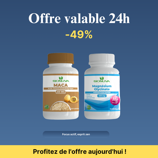 PACK BIONUVA Magnésium Glycinate + Maca