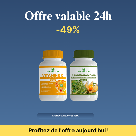 PACK Bionuva  Vitamine C+ Ashwagandha