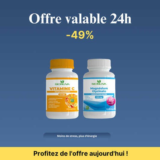 PACK Bionuva  Vitamine C+ Magnésium Glycinate