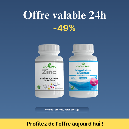 PACK BIONUVA  MAGNÉSIUM GLYCINATE + ZINC