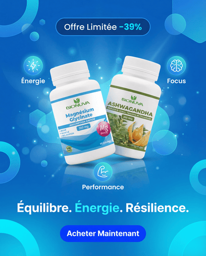 PACK BIONUVA ASHWAGANDHA + Magnésium Glycinate