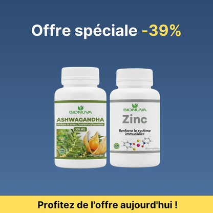 PACK Bionuva  Ashwagandha + Zinc