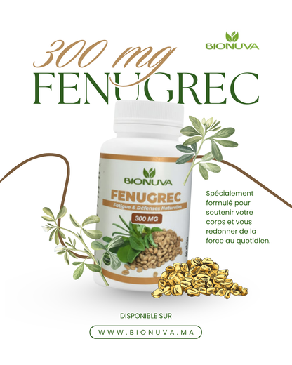BIONUVA FENUGREC 60 GÉLULES