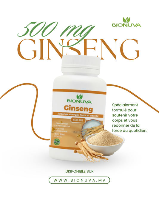BIONUVA GINSENG 60 GÉLULES