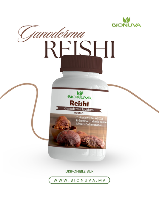 BIONUVA REISHI • Défenses Naturelles & Longévité • 60 Gélules