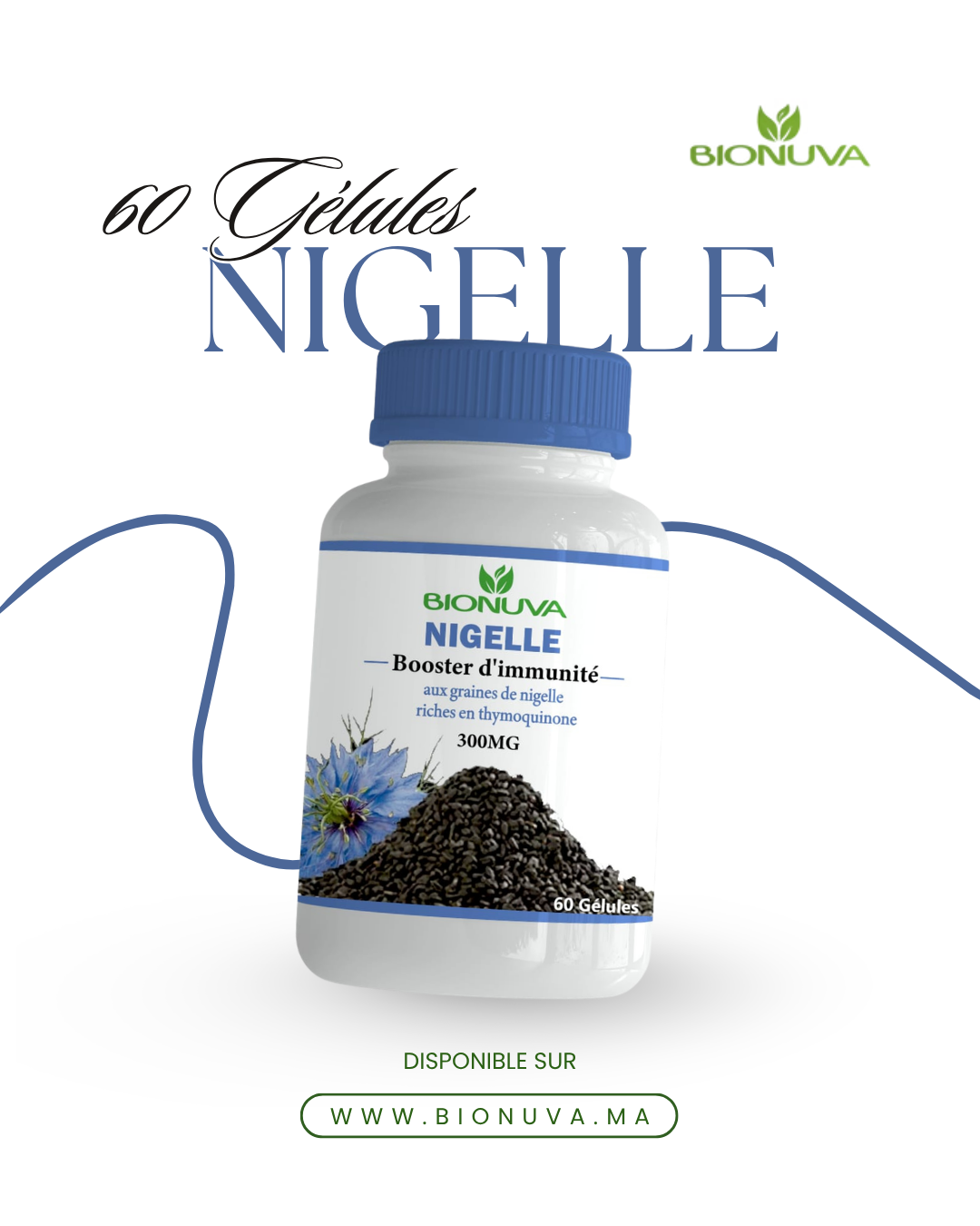 BIONUVA NIGELLE • Immunité & Bien-être Respiratoire • 60 Gélules
