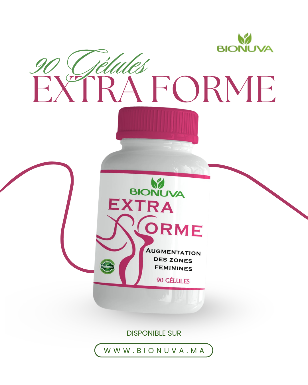 BIONUVA EXTRA FORME • Vitalité Quotidienne & Énergie • 60 Gélules
