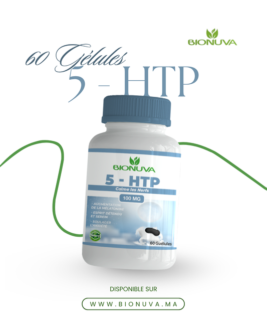 BIONUVA 5-HTP • Équilibre Émotionnel & Sommeil • 60 Gélules