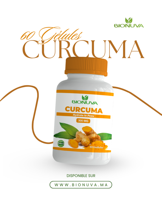 BIONUVA CURCUMA PURE • Anti-Inflammatoire & Digestion • 60 Gélules
