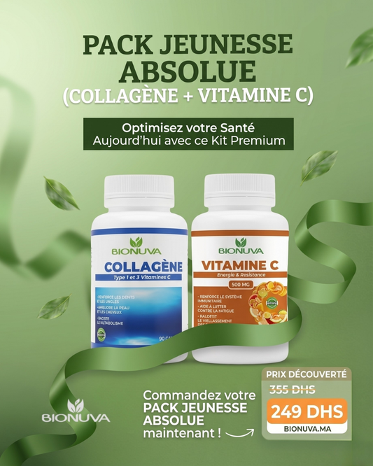 Pack Éclat et Jeunesse (Collagène + Vitamine C)