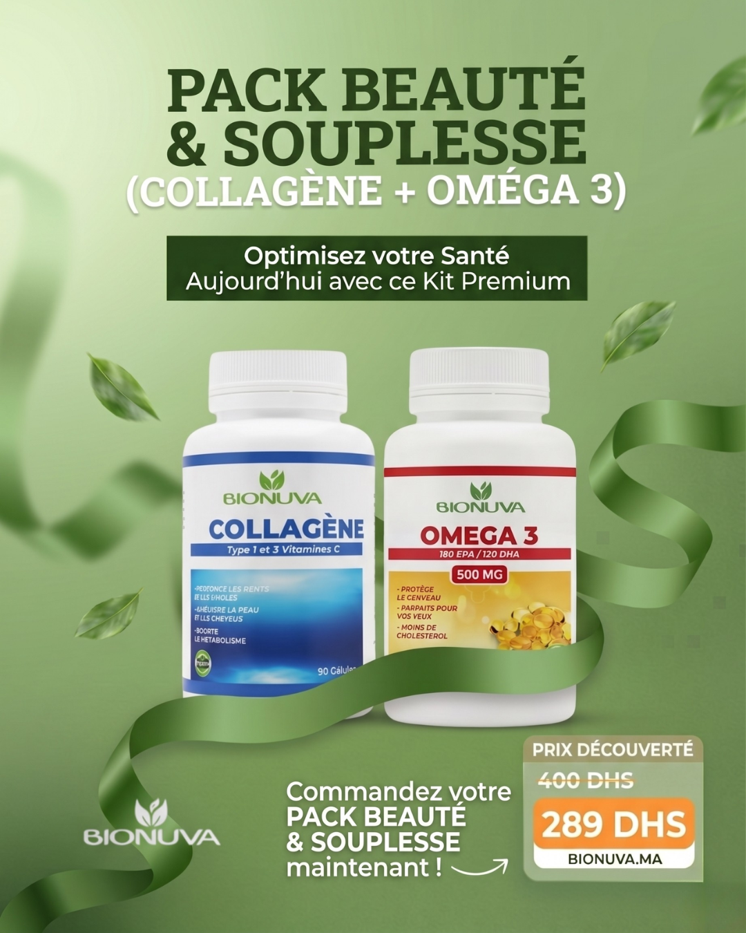 Pack Confort Articulaire : Collagène & Omega 3