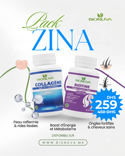 Pack Zina - BIOTINE + COLLAGENE