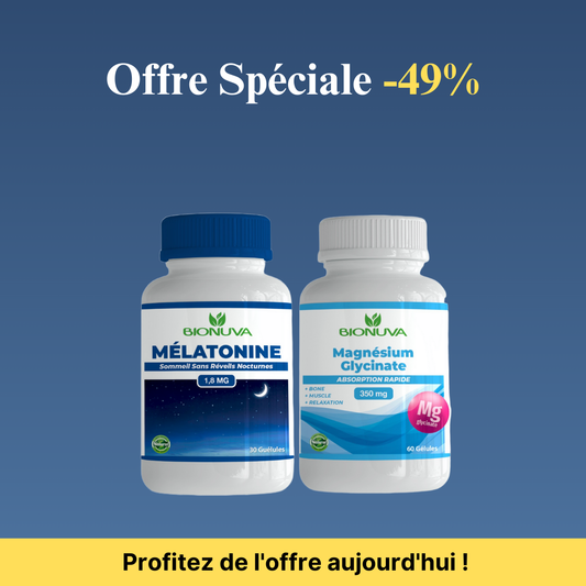 BIONUVA MÉLATONIN + MAGNÉSIUM GLYCINATE