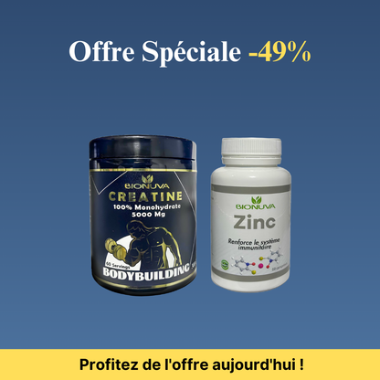 Pack Bionuva Creatine Monohydrate + Zinc