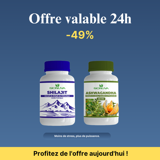 PACK Bionuva  Ashwagandha + Shilajit