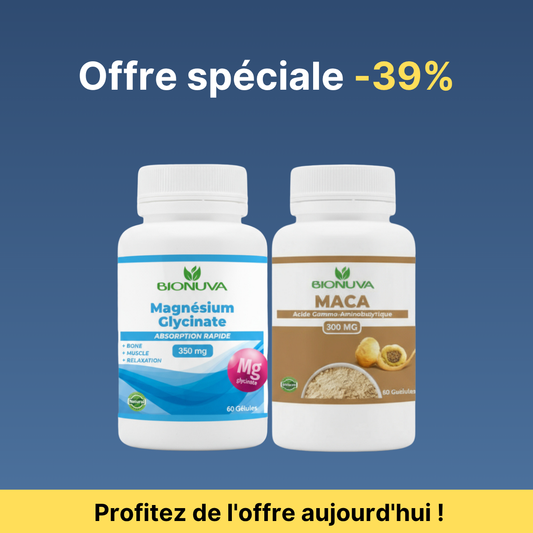 PACK BIONUVA Magnésium Glycinate + Maca