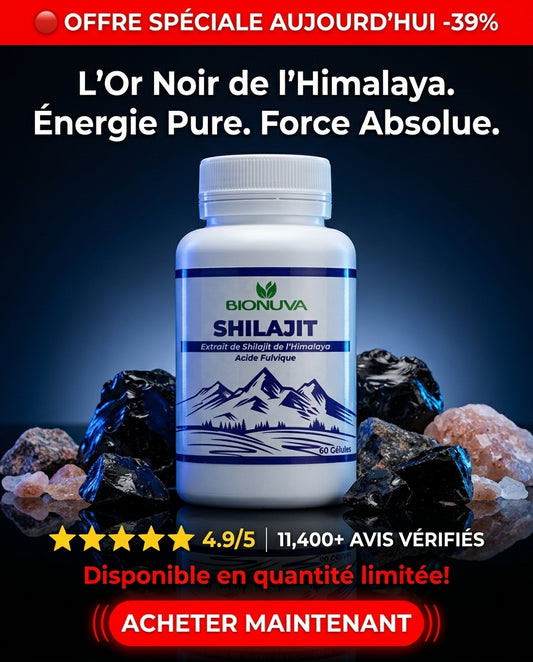 BIONUVA PURE SHILAJIT 60 GÉLULES