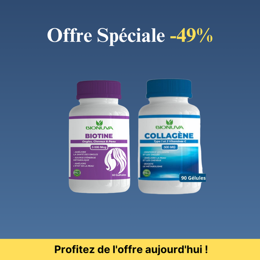 PACK BIONUVA BIOTINE + COLLAGÈNE